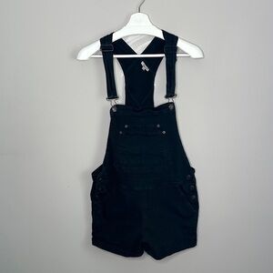 Brandy Melville Black Denim Overalls